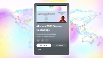 LIVIANA 2023 Community Economies Online Conference