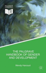 An image of the book cover, the palgrave handbook of gender and development